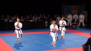 Karate1 PL Dordrecht 2013  EGYPT vs GERMANY  Kata Team fem FINAL 22 [upl. by Nysa]