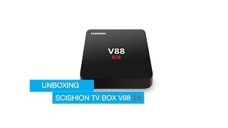 UNBOXING SCISHION V88 Tv Box 4K [upl. by Jonah]