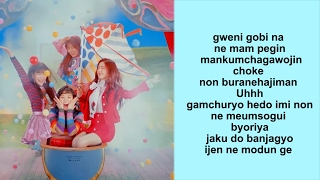 Red Velvet  Rookie RomanizationEASY LYRICS letra facil [upl. by Divod]