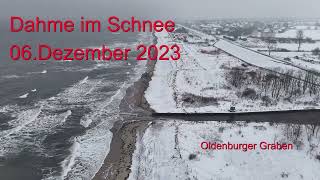 Dahme unter Schnee 06Dezember 2023 Ostholsteinvideo [upl. by Henrik]