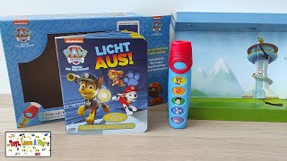 PAW Patrol toys PopupBuch und Taschenlampe mit 5 Geräusche Auspacken [upl. by Hembree757]