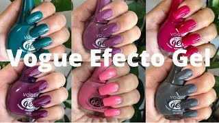 Esmaltes Vogue Efecto Gel  Swatches Y Más  esmaltesvogue [upl. by Yalc877]