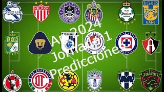 Predicciones jornada 1 liga mx l Loquendo deportes [upl. by Eentrok]