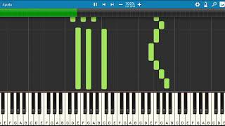 Adolescents Orquesta  Virgen  Piano Tutorial  Midi [upl. by Eba847]