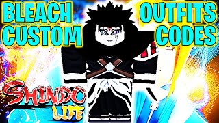 ⭐BEST SHINDO LIFE BLEACH CUSTOM OUTFITS CODES⭐ [upl. by Ihc]