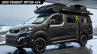 New 2025 Peugeot Rifter 4x4 Launched quotThe Best Compact Camper Vanquot [upl. by Suneya504]