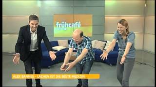 Lachyoga im Fernsehen mit Alex Bannes  Lachen ist die beste Medizin [upl. by Roldan880]