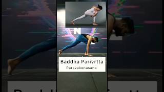 Baddha Parivrtta Parsvakonasana  TUTORIAL  yoga tutorial viralvideo [upl. by Rehpinnej]