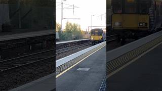 Scotrail 318 5F13 0738 Motherwell TMD to Cumbernauld passing Coatbridge Central trainspotting [upl. by Dreyer]