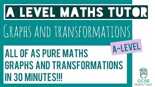 All of Graphs and Transformations in 30 Minutes  Chapter 4  ALevel Pure Maths Revision [upl. by Star75]