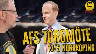 AfS Torgmöte  Johan Widén  Svar På Tal  Special [upl. by Solraced]