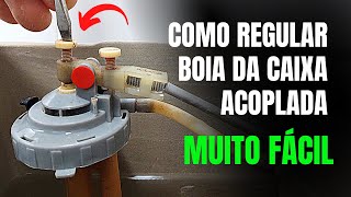 Como regular a boia da caixa acoplada Como tirar vazamento da caixa acoplada [upl. by Zeph]