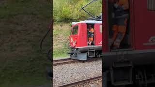 Ge 44 I im Bahnhof Filisur zug train trainspotting [upl. by Ainotal]