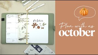 Personal Planner October Plan with Me [upl. by Annelg]