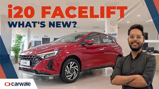 New i20 Facelift 2023  Price Exterior Interior Features Explained  CarWale [upl. by Haeluj]