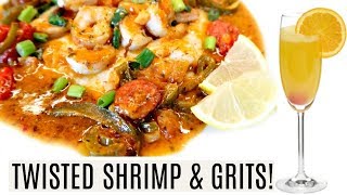 TWISTED Shrimp amp Fully Loaded Grits  This Dish is LIT 🔥 [upl. by Frazer]