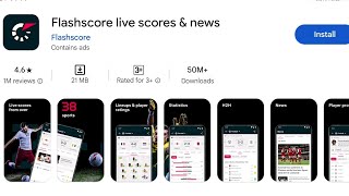 How To Install Flashscore Live Scores amp News Apps  How To Download Flashscore Live Scores amp News [upl. by Alyose]