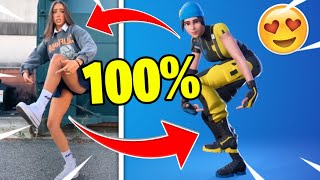 Fortnite Dances in REAL LIFE 100 SYNCED Socks Emote TikTok Dances Icon Emotes  More [upl. by Elleved]