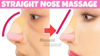 8mins Get a Slim Straight Nose With This Massage Hooked Nose Reduction Remove Nose Hump [upl. by Ahsiel]