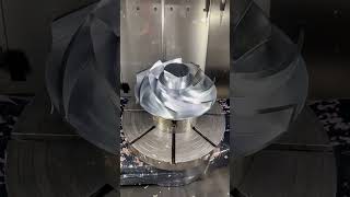 Maching Aluminum Aviation Impeller Chinese 5 Axis Machine is also So Outstanding madeinchina [upl. by Hurleigh]