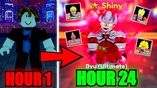 Starting Over and Spending 24 Hours To Obtain Every NEW Dragon Ball Z Unit In Anime Adventures [upl. by Rehpotsirk451]