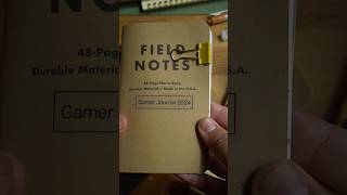 Really enjoying using Field Notes journals fieldnotes journaling gamerjournal [upl. by Jumbala902]