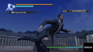 YAKUZA 0 Majima Amon fight super cheese spicy knife [upl. by Naaman]