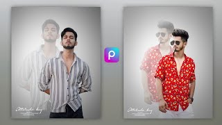 Dual Photo Editing  PicsArt Amazing Dual Photo Editing  Poster Design Photo Editing  Fed Editz [upl. by Schreiber]