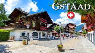 Gstaad a magical Swiss village loved by the rich and famous 🇨🇭 Switzerland 4K [upl. by Ynavoj]