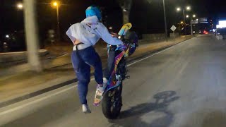 Supermoto Nightlife in France  vlog [upl. by Ajssatsan]