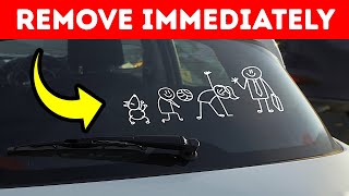 Never Put Bumper Stickers on Your Car  More Safety Tips [upl. by Llerdna]