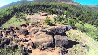 Pedra Balão Poços de Caldas MG  Imagens Aéreas [upl. by Abbe267]