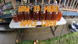 How to Make Home Made Apple Cider [upl. by Kunin]