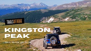 Kingston Peak MustDo 4WD Trail in Colorado [upl. by Haelahk]