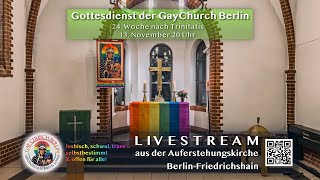 Livestream Gottesdienst in der 24 Woche nach Trinitatis am 13 November [upl. by Gaither]