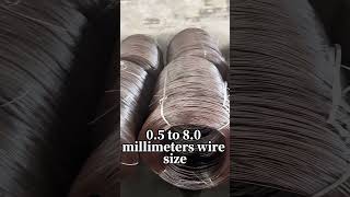 black annealed wire big coil for export blackwire wirefactory [upl. by Allina468]