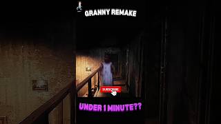 Granny Remake 1 minust SPEERUN  shorts [upl. by Nealon628]