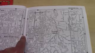 MapBooks What we used before GPS Fast and didn’t route you into a field [upl. by Britt]