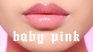 BABY PINK PLUMPED  GLOSSY LIPS TUTORIAL [upl. by Ferdinand724]