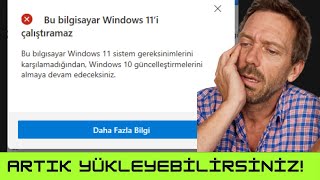 Desteklenmeyen Eski Bilgisayarlara Windows 11 Kurmak EN BASİTİ No TPM No Requirement [upl. by Barrington]