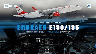 FSS  Embraer E190195  Microsoft Flight Simulator Official Trailer [upl. by Shuma]