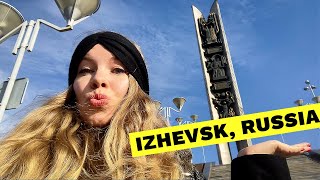 Walk in Izhevsk Russia with me 🏭🍂  Life in Udmurtia VLOG [upl. by Nidnerb]