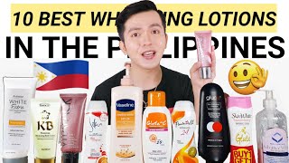 10 Best Whitening Lotions in the Philippines na Affordable TAGALOG [upl. by Ambrosane988]