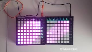 Launchpad X VS Launchpad MK2 Launchpad Light show [upl. by Salvadore]