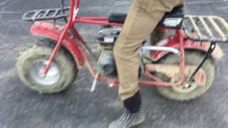 Louder exhaust on a Coleman mini bike 200cc [upl. by Nissensohn938]