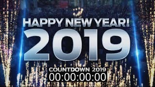 New Years Eve 2019  Year In Review 2018 Mega Mix ♫ COUNTDOWN VIDEO for DJs [upl. by Catriona952]