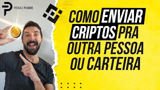 Como TRANSFERIR CRIPTOS Aplicativo da Binance [upl. by Korns711]