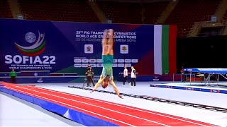 2022 Mens Final Tumbling  World Championships Sofia Bulgaria [upl. by Kari987]