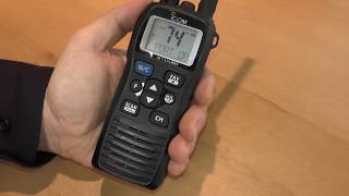 Introduction to the ICM73EURO and ICM73PLUS VHF Marine Transceivers [upl. by Jedediah]