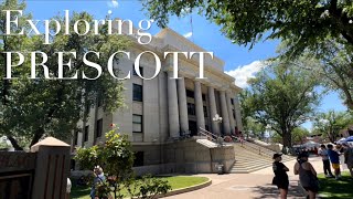 Walking Tour of Historic Downtown Prescott Arizona [upl. by Balf]